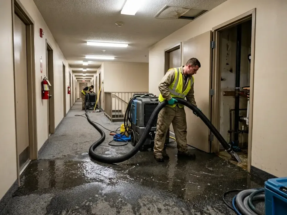 multi-unit-apartment-hallway-f-005 — frequently asked questions, Emergency Burst Pipe Water Extraction & Removal in Los Ranc…